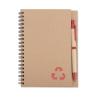 Caderno com caneta Sereno