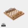 Jeu d'échecs pliable en bois de luxe
