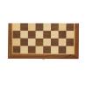 Juego de ajedrez plegable de madera de lujo