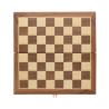 Juego de ajedrez plegable de madera de lujo