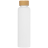 Garrafa de vidro borossilicato fosco de 590 ml com tampa de bambu Lucerne
