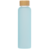 Botella de vidrio borosilicato mate de 590 ml con tapa de bambú Lucerna
