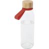 500 ml glass water bottle with silicone handle and bamboo lid Porto Brick