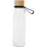 500 ml glass water bottle with silicone handle and bamboo lid Porto Brick
