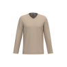 T-shirt homme et femme manches longues col en V Kariban®