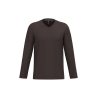 T-shirt homme et femme manches longues col en V Kariban®