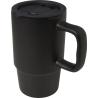 Caneca em cerâmica de 450 ml com tampa de plástico Carter