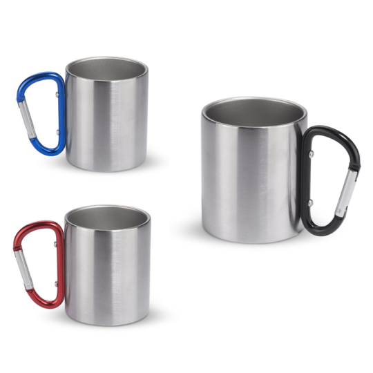 Caneca com mosquetão 200 ml...