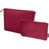 Set of GRS Swift recycled velvet bag for toiletries