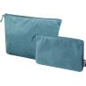 Set of GRS Swift recycled velvet bag for toiletries