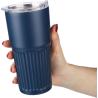 Vaso de acero inoxidable reciclado con doble pared (500 ml) Kael