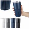 Gobelet en acier inoxydable recyclé à double paroi (500 ml) Kael