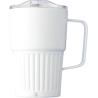 Copo de viagem de parede dupla em aço inoxidável reciclado (450 ml) Calo