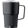 Gobelet de voyage à double paroi en acier inoxydable recyclé (450 ml) Calo