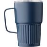 Copo de viagem de parede dupla em aço inoxidável reciclado (450 ml) Calo