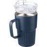 Vaso de viaje de doble pared en acero inoxidable reciclado (450 ml) Calo