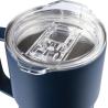 Vaso de viaje de doble pared en acero inoxidable reciclado (450 ml) Calo