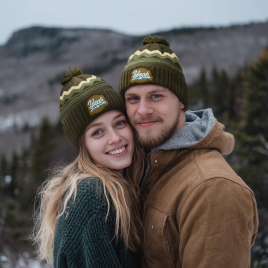 Gorro acrílico con puño de...