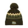 Gorro acrílico com punho em malha canelada com pompom (Produção)