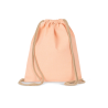 Small bag in recycled material with drawstring