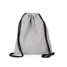 Small bag in recycled material with drawstring
