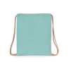 Bolsa pequeña de material reciclado con cordón ajustable