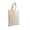Mini bolsa de compras en algodón natural 135 g/m2 Assisi