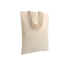 Mini saco de compras em algodão natural 135 g/m2 Assisi
