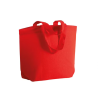 Bolsa de compras de algodón 120 g/m², asas cortas y refuerzo inferior Matera