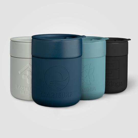 Taza de cerámica mate y...
