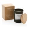 Vela perfumada de luxo com tampa de bambu Ukiyo