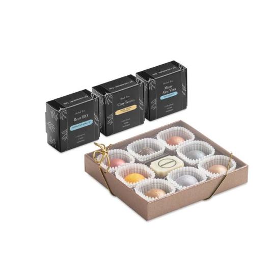 Kit com 3 chás Zen e 9...