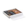 Caixa com 4 chás zen e barras de chocolate belga (Produção)