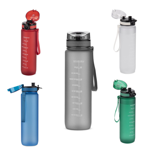 Garrafa de água motivacional 1000ml Motiva