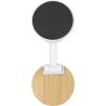 Suporte de telemóvel magnético dobrável de plástico reciclado com detalhes em bambu Alcor