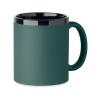 Ceramic mug with soft-touch Ruby coating