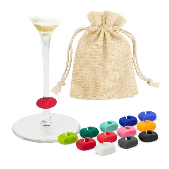 Set of 12 Silicone Glass...