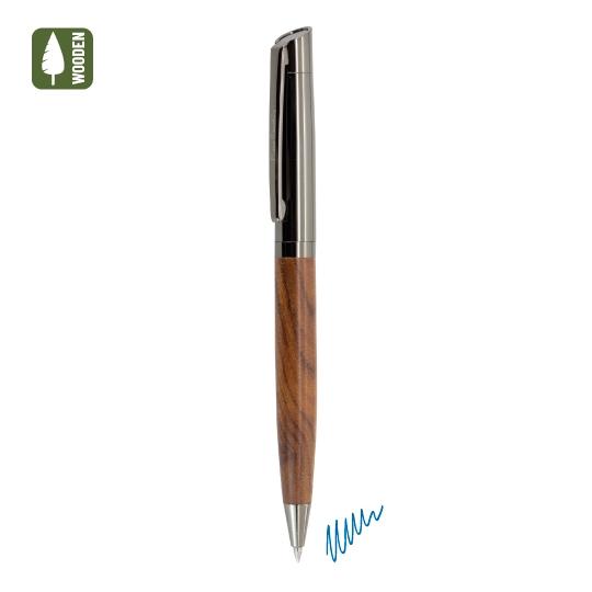 Caneta Madeira/Metal Panamera Pierre Cardin®