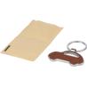 Joan recycled leather keyring