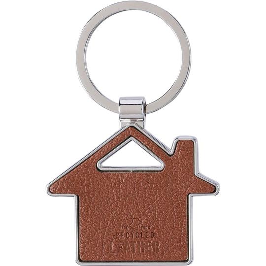Jim recycled leather keyring