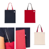 Bolsa de compras tricolor