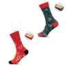 Paire de chaussettes avec décorations de Noël Soc Large