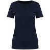 T-shirt decote V de manga curta de senhora Supima®