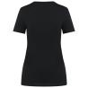 T-shirt decote V de manga curta de senhora Supima®