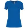 T-shirt de desporto de senhora com decote V de manga curta  Proact®