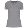 T-shirt de desporto de senhora com decote V de manga curta  Proact®