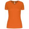 T-shirt de desporto de senhora com decote V de manga curta  Proact®