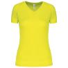 T-shirt de desporto de senhora com decote V de manga curta  Proact®