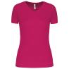 T-shirt de desporto de senhora com decote V de manga curta  Proact®