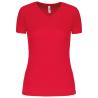 T-shirt de desporto de senhora com decote V de manga curta  Proact®
